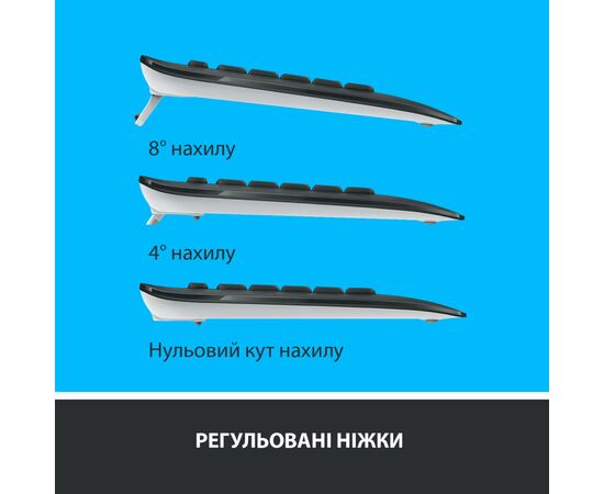 Комплект Logitech MK540 Advanced Wireless UA Black (920-008685), зображення 5 Комплект Logitech MK540 Advanced Wireless UA Black (920-008685), зображення 5