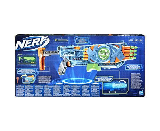 Игрушечное оружие Hasbro Nerf Elite 2.0 Флипшотс Флип-16 (F2551), изображение 2 Игрушечное оружие Hasbro Nerf Elite 2.0 Флипшотс Флип-16 (F2551), изображение 2