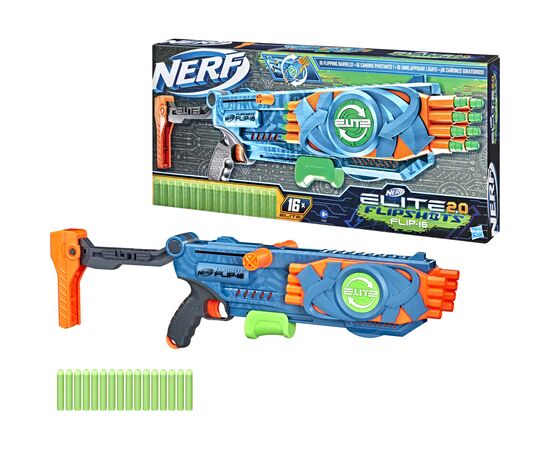 Игрушечное оружие Hasbro Nerf Elite 2.0 Флипшотс Флип-16 (F2551), изображение 3 Игрушечное оружие Hasbro Nerf Elite 2.0 Флипшотс Флип-16 (F2551), изображение 3