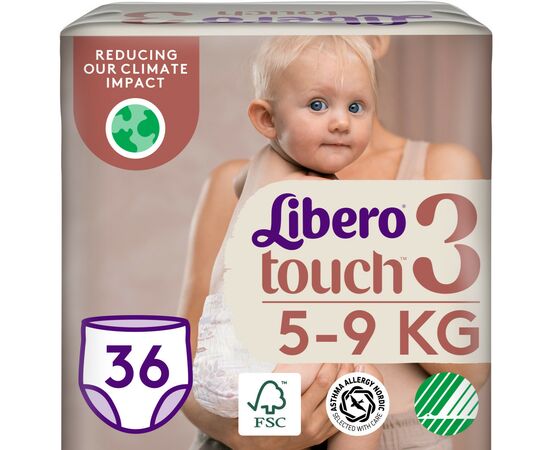 Подгузник Libero Touch Pants Размер 3 (5-9 кг) 36 шт (7322541739472)
