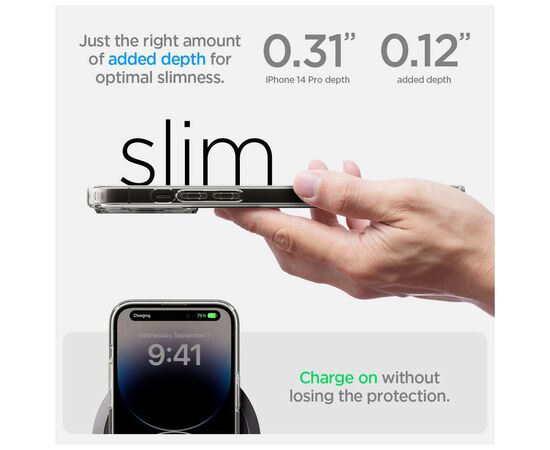 Чехол для моб. телефона Spigen Apple iPhone 14 Pro Ultra Hybrid MagFit, Carbon Fiber (ACS04971), изображение 11 Чехол для моб. телефона Spigen Apple iPhone 14 Pro Ultra Hybrid MagFit, Carbon Fiber (ACS04971), изображение 11