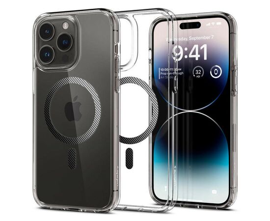 Чехол для моб. телефона Spigen Apple iPhone 14 Pro Ultra Hybrid MagFit, Carbon Fiber (ACS04971), изображение 2 Чехол для моб. телефона Spigen Apple iPhone 14 Pro Ultra Hybrid MagFit, Carbon Fiber (ACS04971), изображение 2