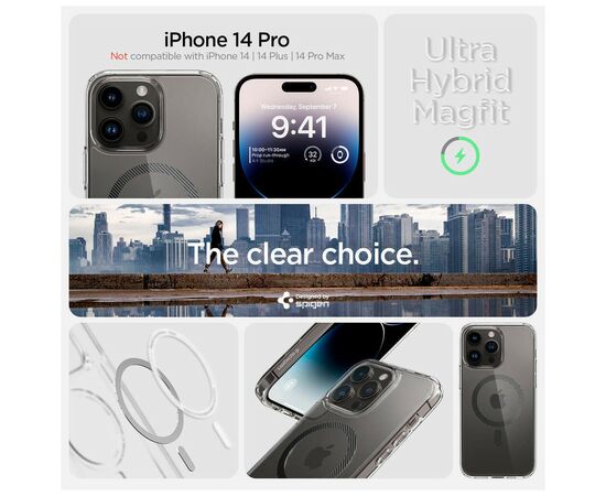 Чехол для моб. телефона Spigen Apple iPhone 14 Pro Ultra Hybrid MagFit, Carbon Fiber (ACS04971), изображение 3 Чехол для моб. телефона Spigen Apple iPhone 14 Pro Ultra Hybrid MagFit, Carbon Fiber (ACS04971), изображение 3