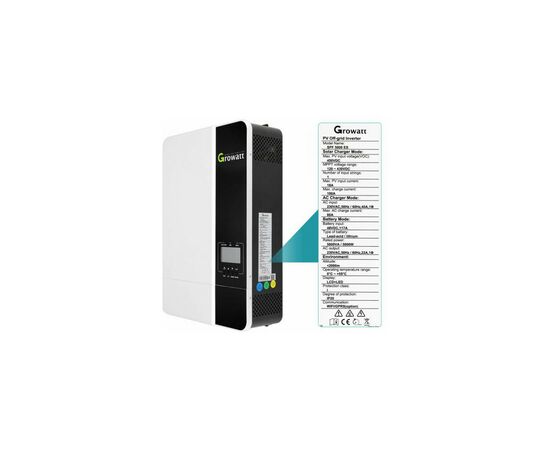 Солнечный инвертор Growatt SPF5000ES 5000W (SPF5000ES), изображение 5 Солнечный инвертор Growatt SPF5000ES 5000W (SPF5000ES), изображение 5