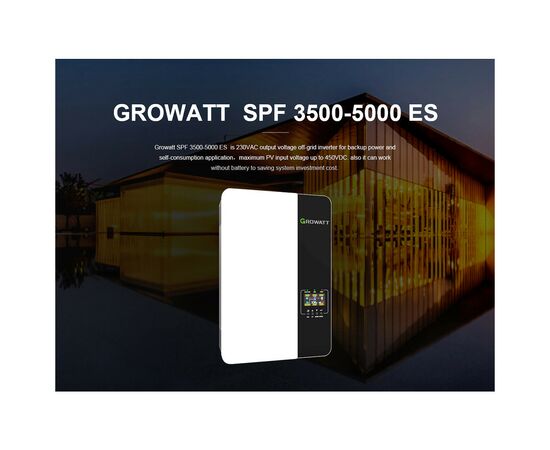 Солнечный инвертор Growatt SPF5000ES 5000W (SPF5000ES), изображение 8 Солнечный инвертор Growatt SPF5000ES 5000W (SPF5000ES), изображение 8
