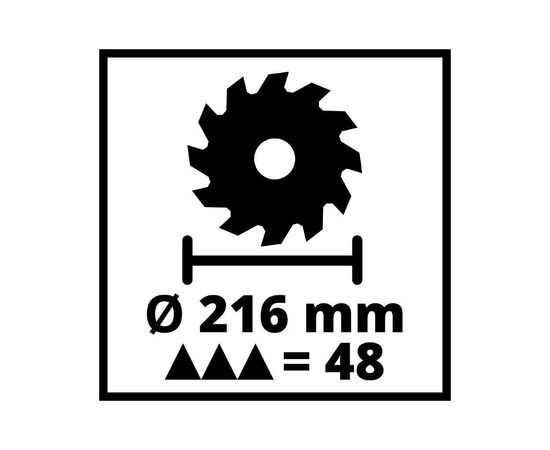 Торцовочная пила Einhell TC-MS 216 (4300370), изображение 6 Торцовочная пила Einhell TC-MS 216 (4300370), изображение 6