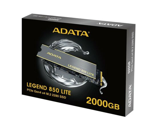 Накопитель SSD M.2 2280 2TB ADATA (ALEG-850L-2000GCS), изображение 7 Накопитель SSD M.2 2280 2TB ADATA (ALEG-850L-2000GCS), изображение 7