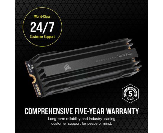Накопитель SSD M.2 2280 1TB MP600PRO Corsair (CSSD-F1000GBMP600PRO), изображение 11 Накопитель SSD M.2 2280 1TB MP600PRO Corsair (CSSD-F1000GBMP600PRO), изображение 11