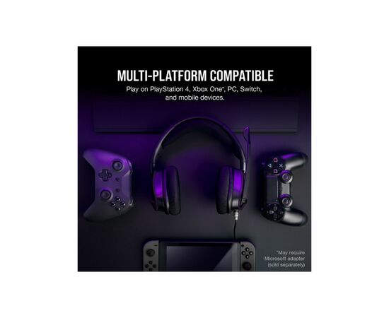Наушники Corsair Void Elite Surround Surround Carbon (CA-9011205-EU), изображение 10 Наушники Corsair Void Elite Surround Surround Carbon (CA-9011205-EU), изображение 10