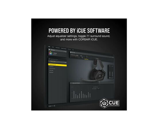 Наушники Corsair Void Elite Surround Surround Carbon (CA-9011205-EU), изображение 9 Наушники Corsair Void Elite Surround Surround Carbon (CA-9011205-EU), изображение 9
