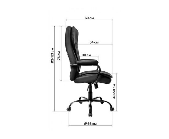 Офисное кресло GT Racer B-7008 Brown, изображение 11 Офисное кресло GT Racer B-7008 Brown, изображение 11