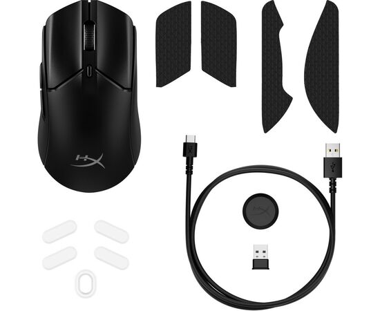 Мышка HyperX Pulsefire Haste 2 Wireless Black (6N0B0AA), изображение 8 Мышка HyperX Pulsefire Haste 2 Wireless Black (6N0B0AA), изображение 8