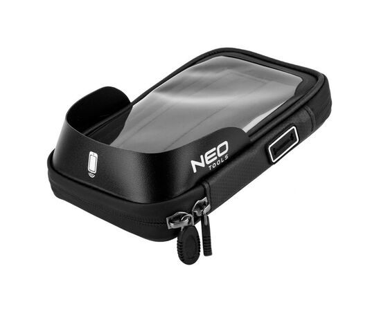 Велосумка на руль Neo Tools з тримачем для смартфона до 6" Black (91-001), изображение 11 Велосумка на руль Neo Tools з тримачем для смартфона до 6" Black (91-001), изображение 11