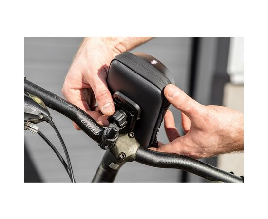 Велосумка на руль Neo Tools з тримачем для смартфона до 6" Black (91-001), изображение 4 Велосумка на руль Neo Tools з тримачем для смартфона до 6" Black (91-001), изображение 4