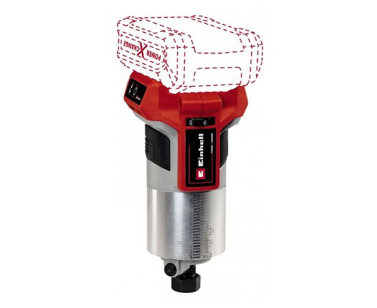 Фрезер Einhell TP-RO 18 Li BL - Solo., PXC, 18В, 6/8 мм (без АКБ и ЗУ) (4350411), изображение 3