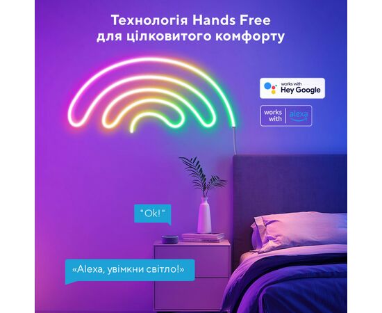 Светодиодная лента Govee Neon LED Strip Light 5м Білий (H61A23D1), изображение 4 Светодиодная лента Govee Neon LED Strip Light 5м Білий (H61A23D1), изображение 4