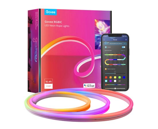 Світлодіодна стрічка Govee Neon LED Strip Light 5м Білий (H61A23D1)