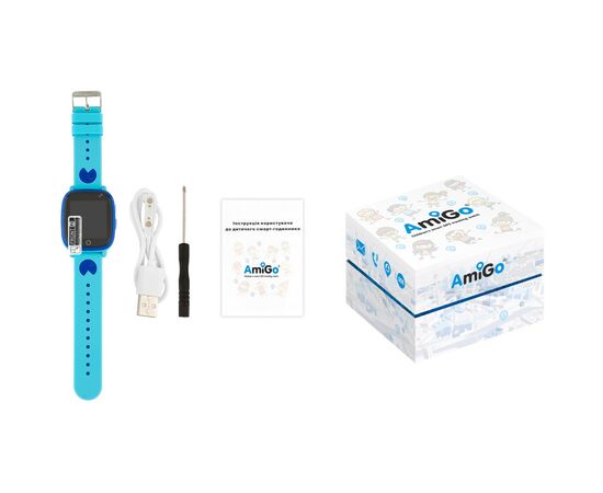 Смарт-часы Amigo GO001 iP67 Blue, изображение 12 Смарт-часы Amigo GO001 iP67 Blue, изображение 12