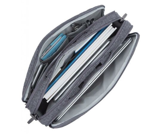 Сумка для ноутбука RivaCase 15.6" (7930 (Grey)), изображение 9 Сумка для ноутбука RivaCase 15.6" (7930 (Grey)), изображение 9