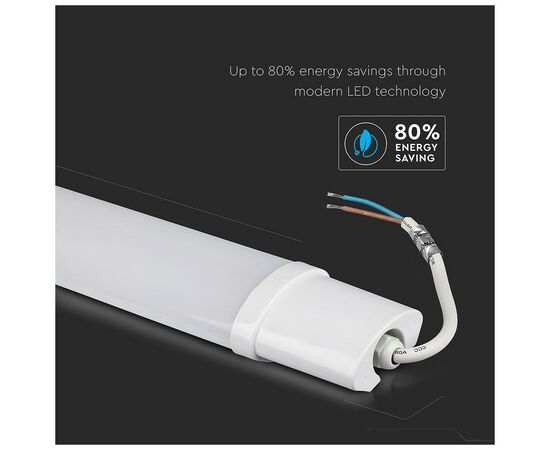 Світильник V-TAC LED36W, SKU-6469, S-series, 1200mm, 230V, 4000К (3800157640992), зображення 11 Світильник V-TAC LED36W, SKU-6469, S-series, 1200mm, 230V, 4000К (3800157640992), зображення 11