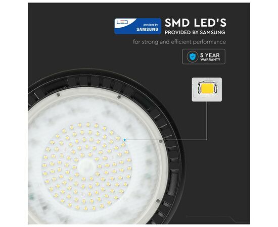 Светильник V-TAC 100W, SKU-556, Samsung Chip, 230V, 4000К (3800157632812), изображение 5 Светильник V-TAC 100W, SKU-556, Samsung Chip, 230V, 4000К (3800157632812), изображение 5