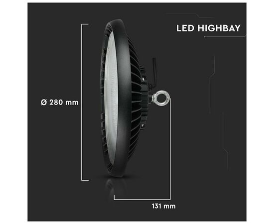 Светильник V-TAC 100W, SKU-556, Samsung Chip, 230V, 4000К (3800157632812), изображение 9 Светильник V-TAC 100W, SKU-556, Samsung Chip, 230V, 4000К (3800157632812), изображение 9