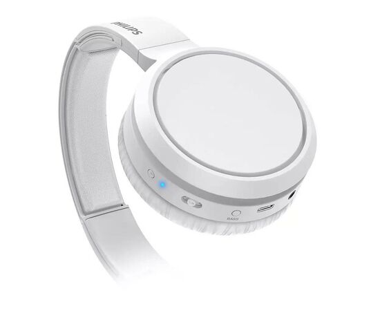 Наушники Philips TAH5205 Over-ear ANC Wireless Mic White (TAH5205WT/00), изображение 6 Наушники Philips TAH5205 Over-ear ANC Wireless Mic White (TAH5205WT/00), изображение 6