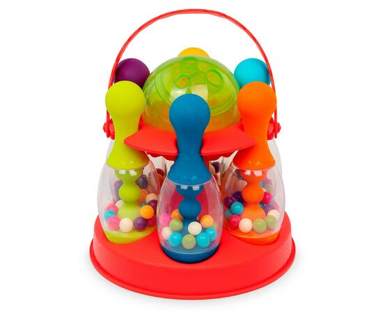 Ігровий набір Battat Сяючий боулінг (червоний) (BX1955), зображення 2 Ігровий набір Battat Сяючий боулінг (червоний) (BX1955), зображення 2