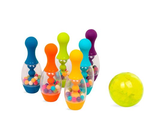 Ігровий набір Battat Сяючий боулінг (червоний) (BX1955), зображення 4 Ігровий набір Battat Сяючий боулінг (червоний) (BX1955), зображення 4