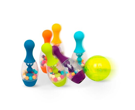 Ігровий набір Battat Сяючий боулінг (червоний) (BX1955), зображення 5 Ігровий набір Battat Сяючий боулінг (червоний) (BX1955), зображення 5