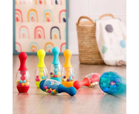 Ігровий набір Battat Сяючий боулінг (червоний) (BX1955), зображення 8 Ігровий набір Battat Сяючий боулінг (червоний) (BX1955), зображення 8