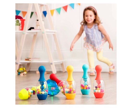 Ігровий набір Battat Сяючий боулінг (червоний) (BX1955), зображення 9 Ігровий набір Battat Сяючий боулінг (червоний) (BX1955), зображення 9