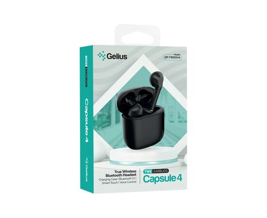 Наушники Gelius Pro Capsule 4 GP-TWS-004i Black (00000089891), изображение 5 Наушники Gelius Pro Capsule 4 GP-TWS-004i Black (00000089891), изображение 5