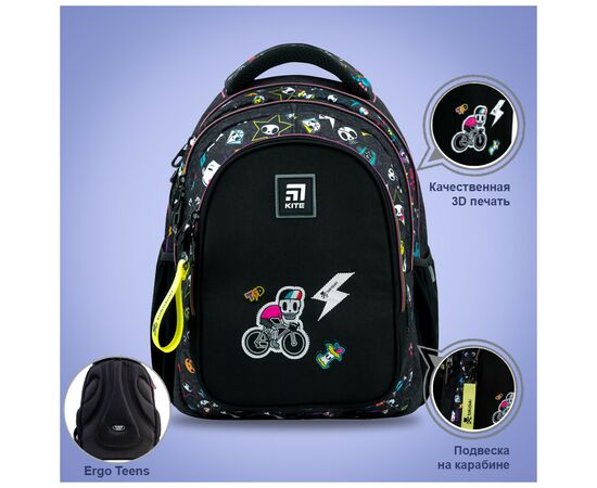 Рюкзак школьный Kite Education teens 8001M-1 tokidoki (TK22-8001M-1), изображение 2 Рюкзак школьный Kite Education teens 8001M-1 tokidoki (TK22-8001M-1), изображение 2