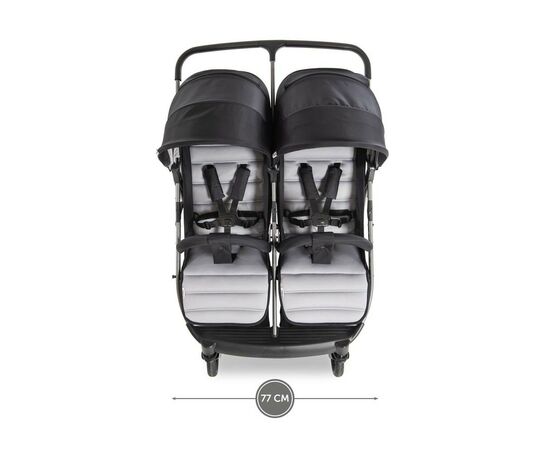Коляска Hauck Rapid 3R Duo silver/charcoal (з адаптерами) (51201-2), изображение 3 Коляска Hauck Rapid 3R Duo silver/charcoal (з адаптерами) (51201-2), изображение 3