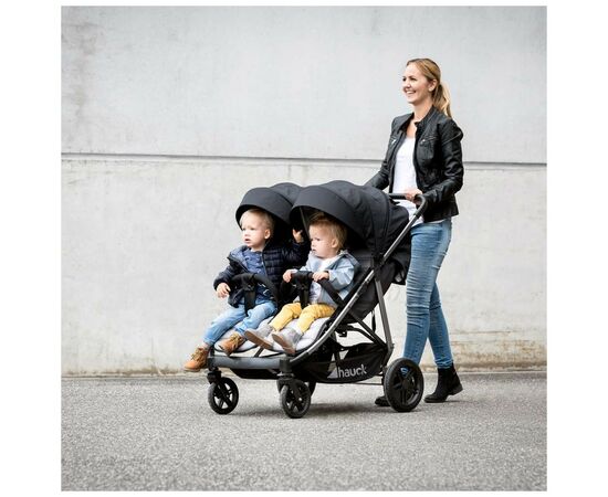 Коляска Hauck Rapid 3R Duo silver/charcoal (з адаптерами) (51201-2), изображение 6 Коляска Hauck Rapid 3R Duo silver/charcoal (з адаптерами) (51201-2), изображение 6