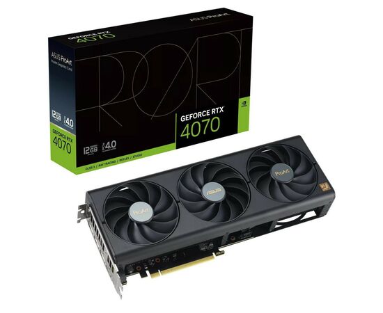Видеокарта ASUS GeForce RTX4070 12Gb ProArt (PROART-RTX4070-12G), изображение 2 Видеокарта ASUS GeForce RTX4070 12Gb ProArt (PROART-RTX4070-12G), изображение 2