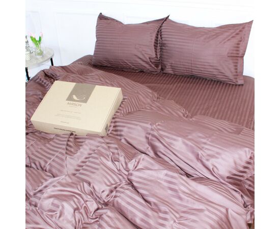 Постільна білизна MirSon Satin 30-0006DarkBrown 160х220 Сімейний (2200005249499), зображення 4 Постільна білизна MirSon Satin 30-0006DarkBrown 160х220 Сімейний (2200005249499), зображення 4