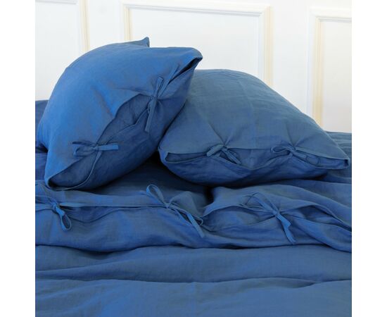 Постільна білизна MirSon сімейний Льон Bluebottle 2х160х220 (2200005371541), зображення 3