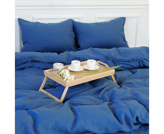 Постільна білизна MirSon сімейний Льон Bluebottle 2х160х220 (2200005371541), зображення 9