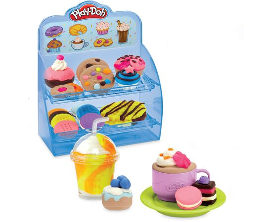 Набор для творчества Hasbro Play-Doh Разноцветное кафе (F5836), изображение 6 Набор для творчества Hasbro Play-Doh Разноцветное кафе (F5836), изображение 6