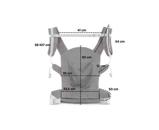 Рюкзак-переноска Kinderkraft Huggy Bird (5902533914432), изображение 11 Рюкзак-переноска Kinderkraft Huggy Bird (5902533914432), изображение 11