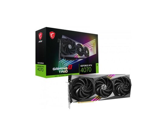 Видеокарта MSI GeForce RTX4070 12Gb GAMING X TRIO (RTX 4070 GAMING X TRIO 12G), изображение 10 Видеокарта MSI GeForce RTX4070 12Gb GAMING X TRIO (RTX 4070 GAMING X TRIO 12G), изображение 10