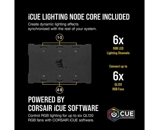 Кулер для корпуса Corsair QL Series, WHITE QL120 RGB (CO-9050104-WW), изображение 11 Кулер для корпуса Corsair QL Series, WHITE QL120 RGB (CO-9050104-WW), изображение 11