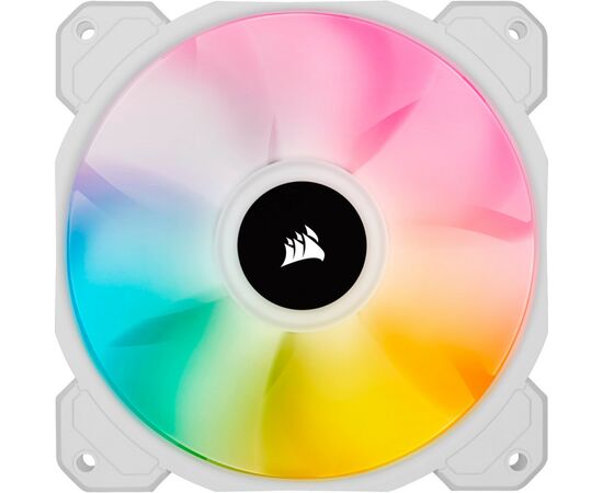 Кулер для корпуса Corsair SP120 RGB ELITE White (CO-9050137-WW), изображение 2 Кулер для корпуса Corsair SP120 RGB ELITE White (CO-9050137-WW), изображение 2