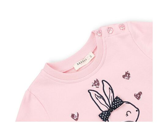 Набор детской одежды Breeze с кроликом (11406-80G-pink), изображение 7 Набор детской одежды Breeze с кроликом (11406-80G-pink), изображение 7