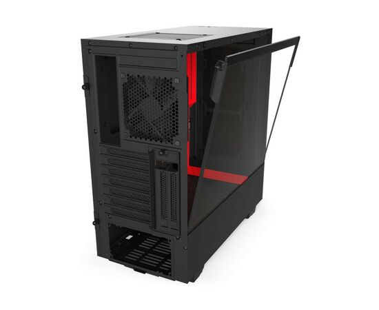 Корпус NZXT H510i Black/Red (CA-H510i-BR), изображение 4 Корпус NZXT H510i Black/Red (CA-H510i-BR), изображение 4