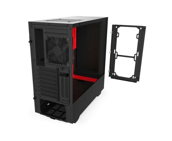 Корпус NZXT H510i Black/Red (CA-H510i-BR), изображение 5 Корпус NZXT H510i Black/Red (CA-H510i-BR), изображение 5