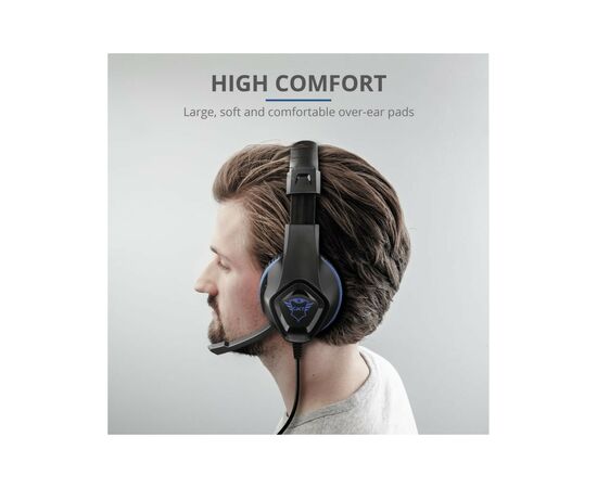 Навушники Trust GXT 404B Rana Gaming Headset for PS4 3.5mm BLUE (23309), зображення 5