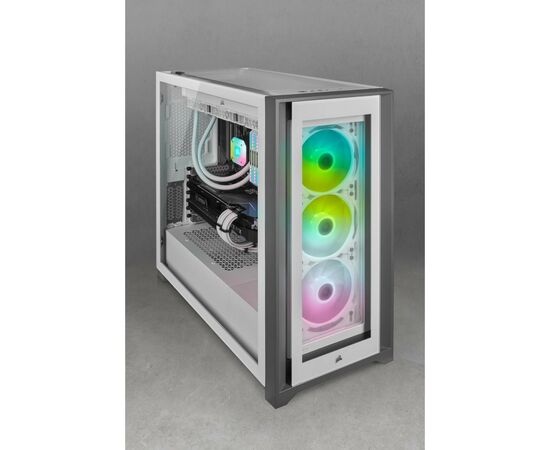 Кулер для корпуса Corsair SP120 RGB ELITE White (CO-9050137-WW), изображение 11 Кулер для корпуса Corsair SP120 RGB ELITE White (CO-9050137-WW), изображение 11